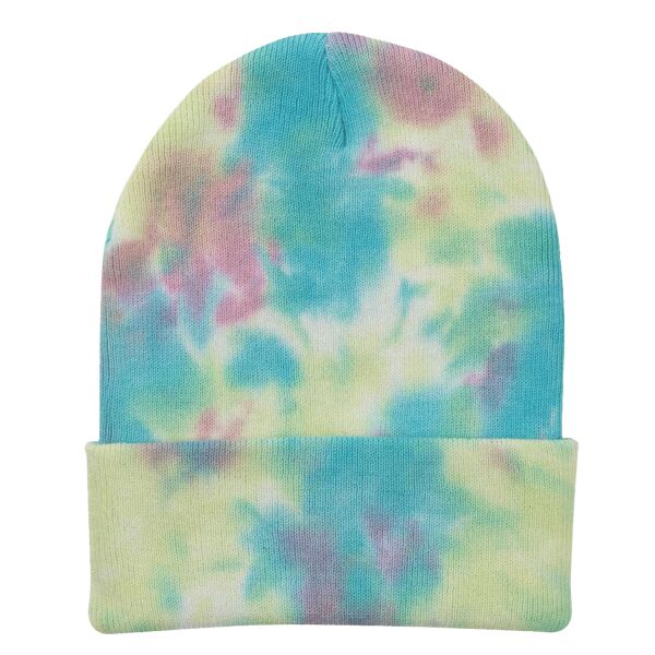 12" Tie-Dyed Cuffed Beanie Thumbnail